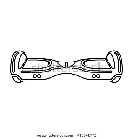 Hoverboard Coloring Pages Coloring Pages