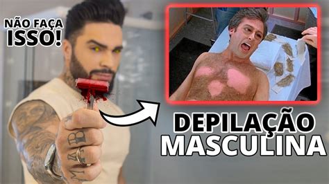 como fazer depilaÇÃo Íntima masculina em casa como depilar o saco pelos pubianos youtube
