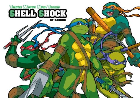 Tmnt Shell Shock Cover Tmnt Shell Shock Ninja Turtles