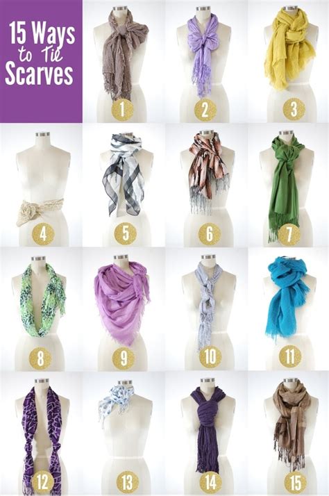 I Have So Many Scarves This Is Perfect Ways To Tie Scarves Scarf