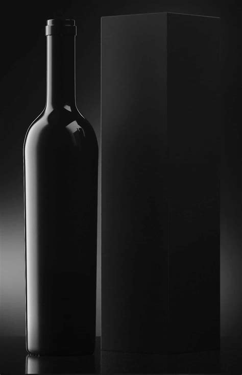 Download Free Mockup - Black Wine Bottle | Free Commercial Use ...
