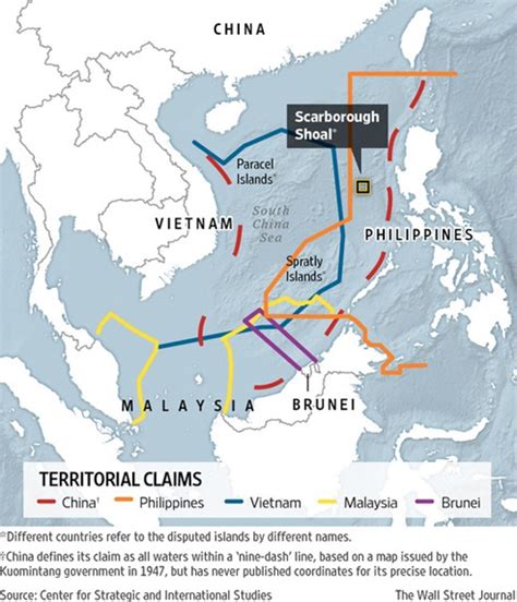 For not signing up to the u.n. ANTHROPOLOGY OF ACCORD: Map on Monday: THE SOUTH CHINA SEA