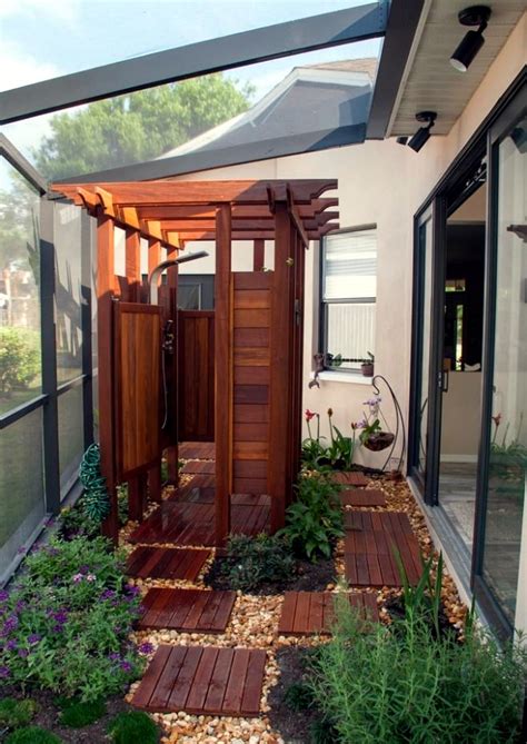 31 Ideas For Garden Shower What Material Is Best