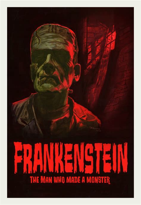 Frankenstein Dan Orgill Posterspy