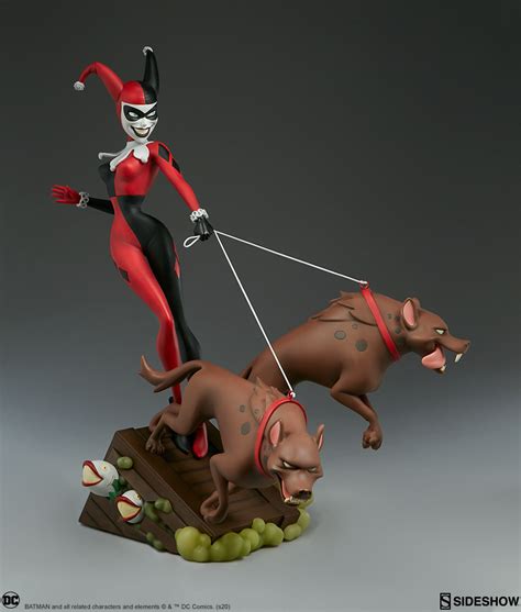Harley Quinn With Hyenas Statue Sideshow Collectibles