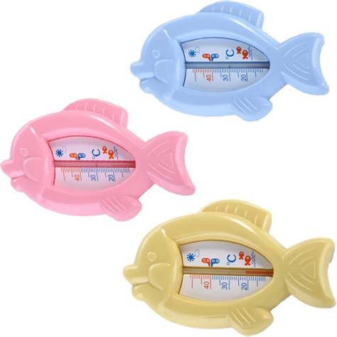 Drink Float Thermometer Plastic Fish Toy Educational Wash Water Temperature Meter Swimming Baby
