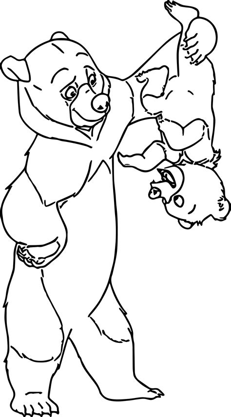 Disney Brother Bear Catch Coloring Pages | Wecoloringpage.com