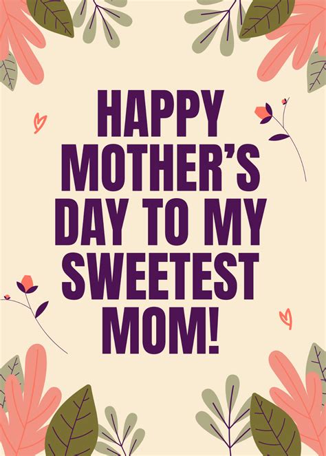 FREE Mother S Day Greeting Card Templates Examples Edit Online Download