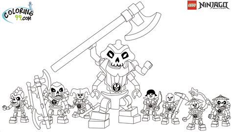 LEGO Ninjago Coloring Pages | Team colors