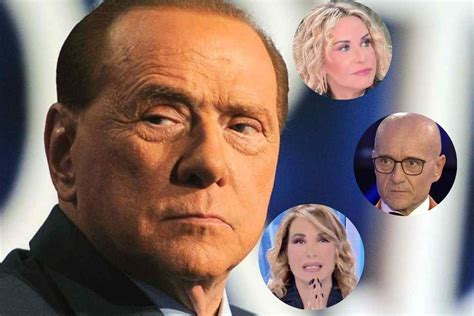 Berlusconi Omaggio Della Tv Da Barbara Durso A Antonella Clerici