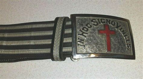 Vintage Masonic Knights Templar Sword Belt 4500445346