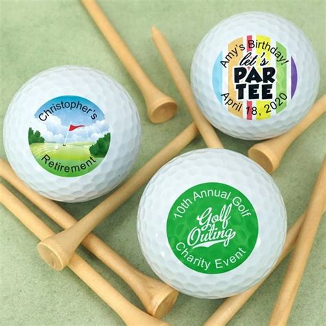 Golf Themed Personalized Golf Balls Custom T For Him Etsy