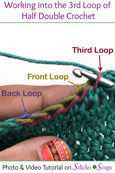 The Half Double Crochet Hdc Stitch Is Unique Because It Has An Extra