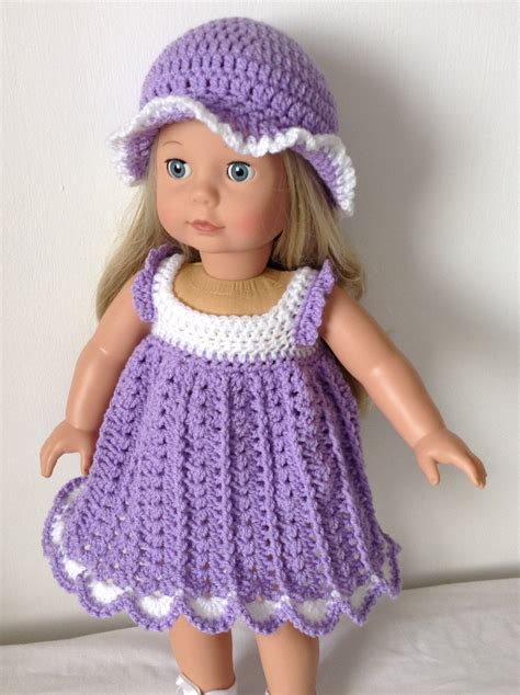 PDF Crochet pattern for 18 inch doll American Girl Doll or