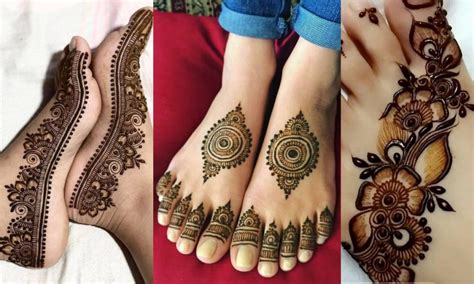 Latest Simple Mehndi Designs For Legs 2019 Beauty And Health Tips