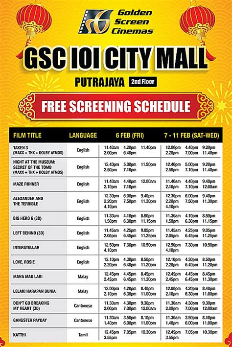 Or else be prepared to queue for your tickets and your popcorn. Free Movie Screening At GSC IOI City Mall!
