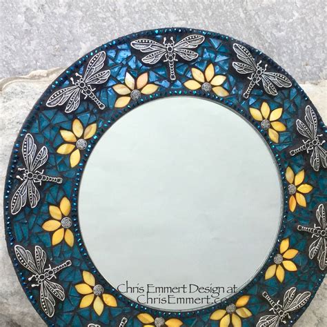 Ergode catarina mosaic framed rectangle mirror. Green Mosaic Mirror, Round Mosaic Mirror, Home Decor ...