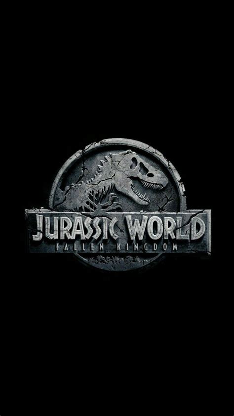 A Black Background With The Words Jurassic World And A Dinosaur On Its Back