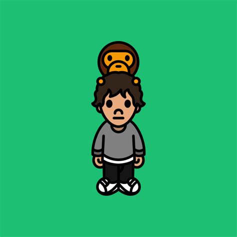 Draw You As A Custom A Bathing Ape Baby Milo Type Character By