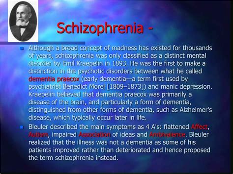 Ppt Schizophrenia Powerpoint Presentation Free Download Id4285557