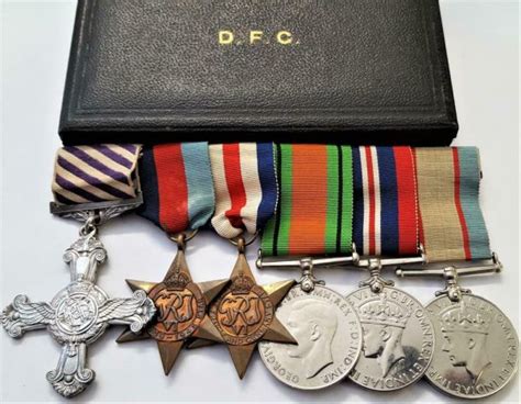 Ww2 Australian Air Force Raaf Distinguished Flying Cross Medal Group
