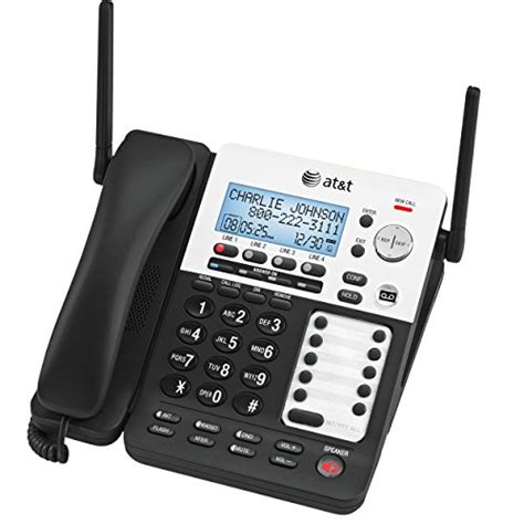 Atandt Synj Sb67158 Dect 60 4 Line Cordedcordless Small Business Phone