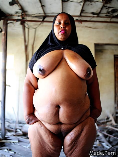 Oiled Body Big Hips Begging Hijab Collar Dildo Anal Gape Created By Ai Ai Porn