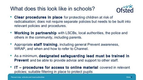 Prevent Duty Schools And Local Authorities