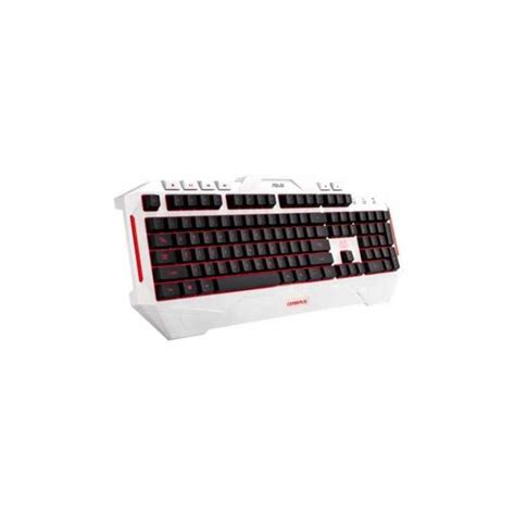 Asus Cerberus Arctic Gaming Keyboard Macro Keys 2 Colour Led