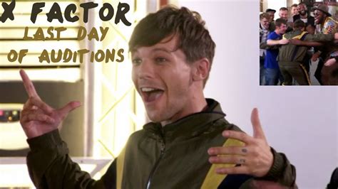 Louis Tomlinson At The X Factor All Moments Week 8 Last Day Of