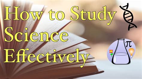 How To Study Science Tips For Studying Science Effectively Youtube