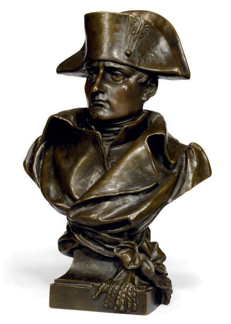 A French Bronze Bust Of Napoleon Late 19th Century After Noel
