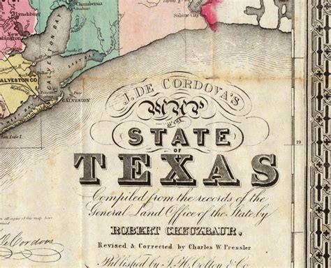 Old Map Texas 1856 Vintage Map Wall Map Print Vintage Maps And Prints