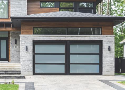 Aluminum Garage Doors With Glass Builders Villa