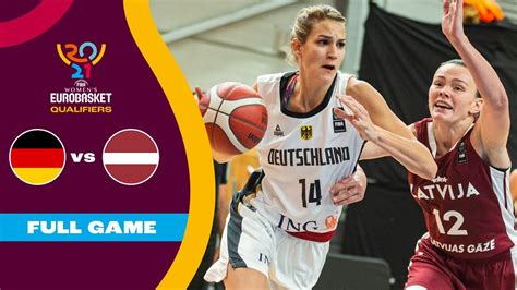 Germany V Latvia Full Game Fiba Womens Eurobasket Qualifiers 2021 Youtube