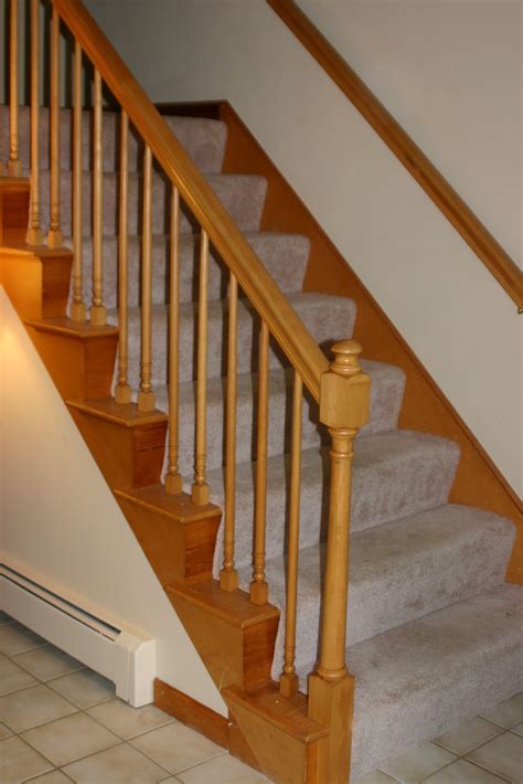 The rail is the part of the railing system that you touch with your hand as you go up and down a stair. Refinishing Hardwood Stairs - Shine Your Light