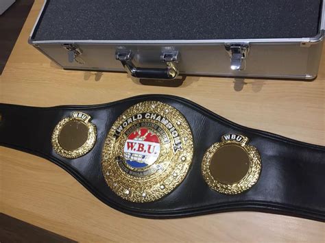 Wbu World Boxing Union Title Belt Zees Belts