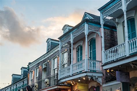 Historic House In The French Quarter Of New Orleans Stock Photo