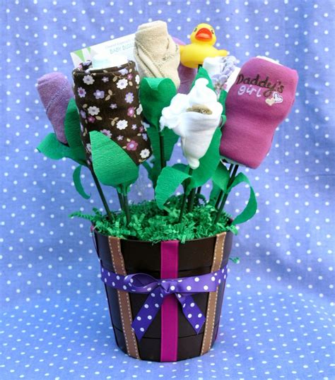 Gift basket unique newborn baby gift ideas. Baby Shower Gift Basket for Newborn Girl Unique by ...