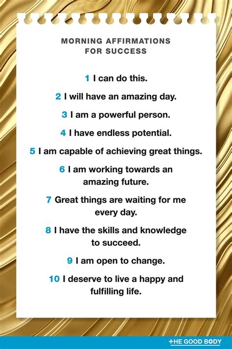 Affirmations For Success To Recite Every Day