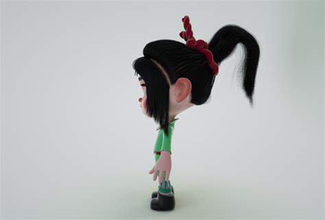 Vanellope Von Schweetz Rigget 3d Model In Cartoon 3dexport