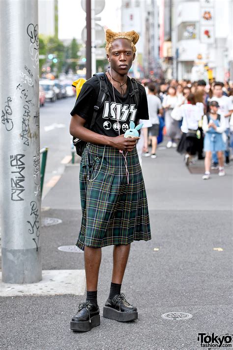High fashion male models ✅. Male Fashion Model in Harajuku Wearing Vintage Jean Paul ...
