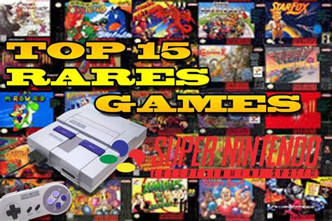 Top 15 Rares Super Nintendo Games Most Expensive Snes Games Youtube