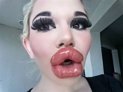 Create Meme The Girl With The Biggest Lips Silicone Lips Are Big