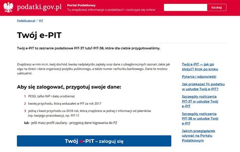 Deklaracja udostępniana jest przez podatki.gov.pl i wypełniona zostanie. Twój e-PIT - co zrobić z otrzymanym wypełnionym ...