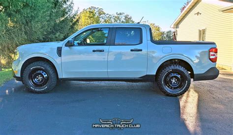 Painted Black Steelies Bfg Ko2 On The 2022 Ford Maverick Xl 😍