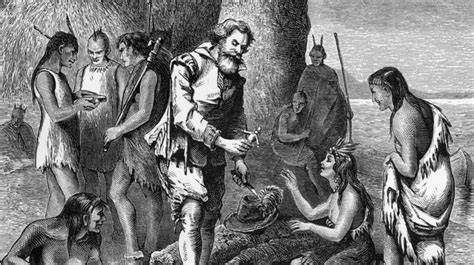 Newsela Primary Sources Powhatan Exchanges Views With Captain John