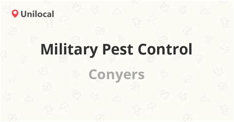Military Pest Control Conyers 1815 Highway 138 Se Bewertungen