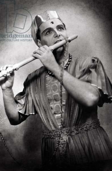 Image Of Peter Anders As Tamino Playing Flute In Wolfgang Amadeus Mozart