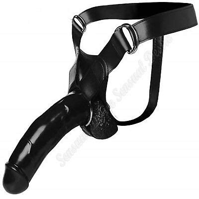 Infiltrator Hollow Strap On Black Inch Dildo Unisex Dong EBay